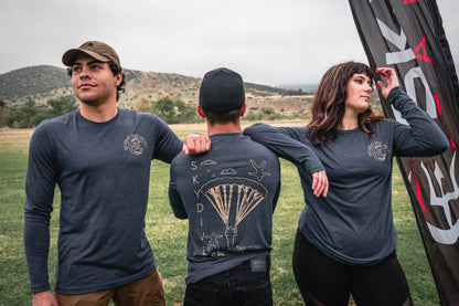 Time To Fly SDSD Tri-Blend Long Sleeve