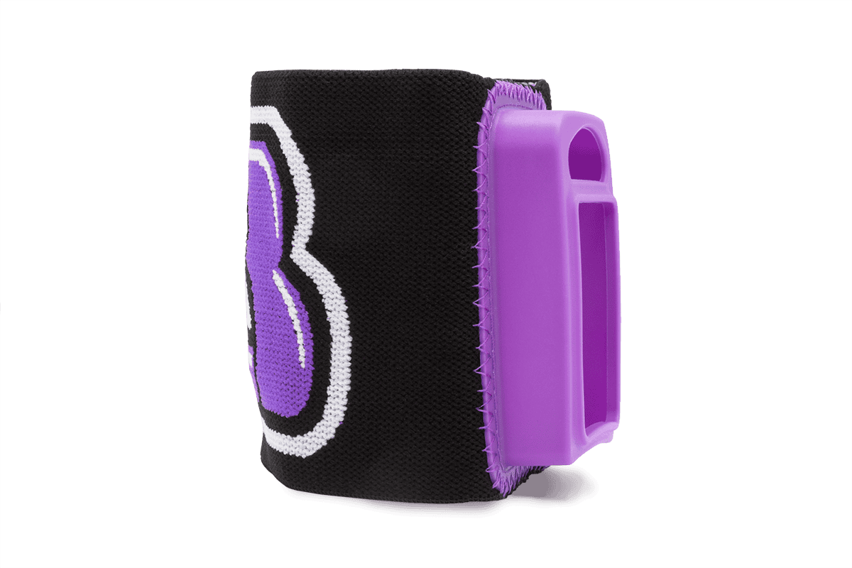 AresII/Alfa Elastic Wrist Mount, Purple/Black - Skydive San Diego Retail