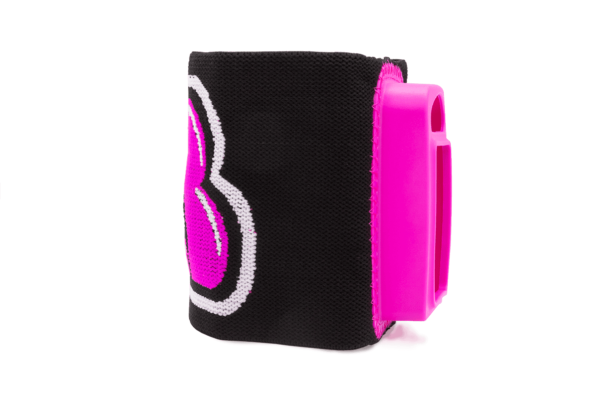 AresII/Alfa Elastic Wrist Mount, Pink/Black - Skydive San Diego Retail