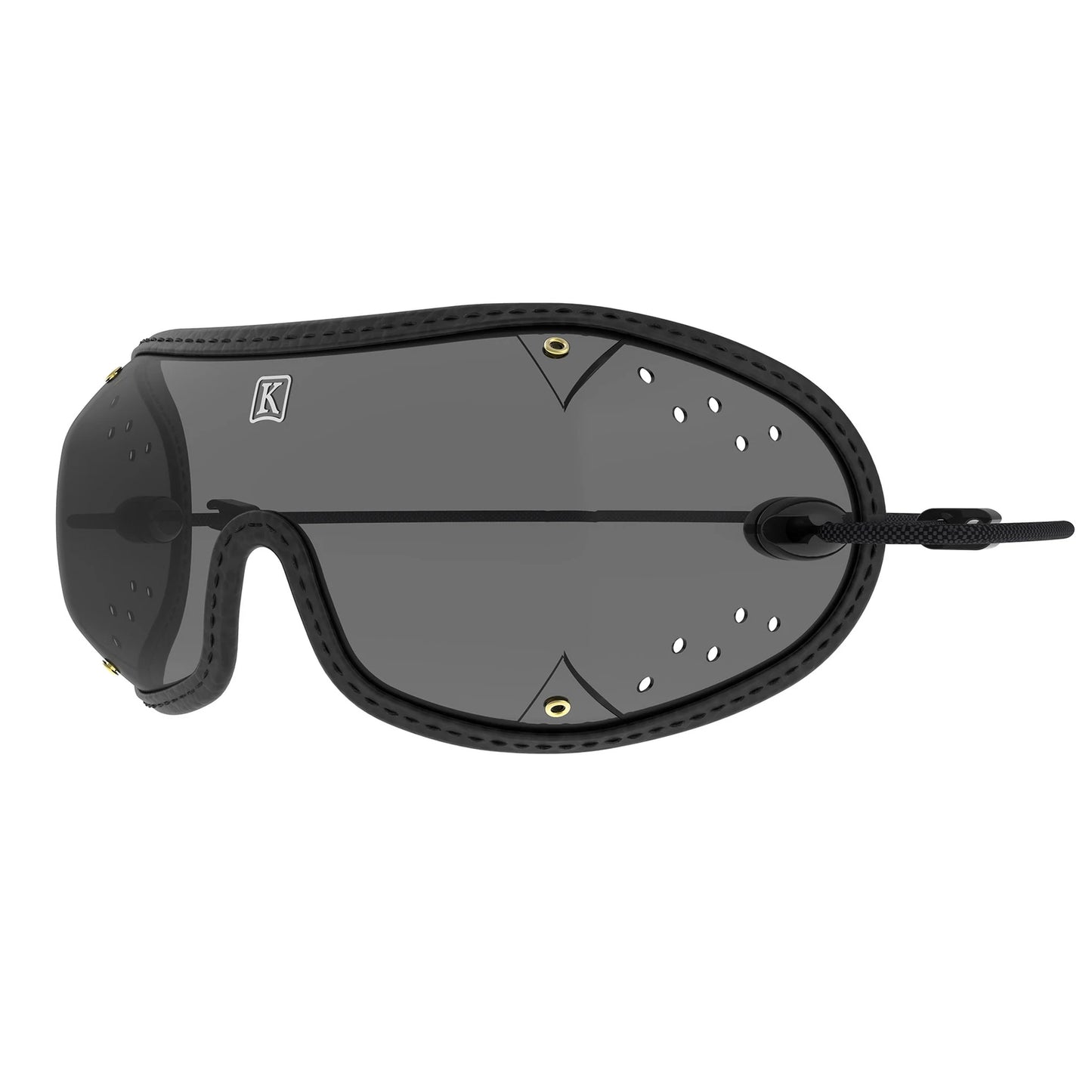 Kroop's DZ II Goggles Black Tinted - Skydive San Diego Retail